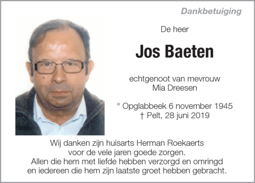 Jos Baeten