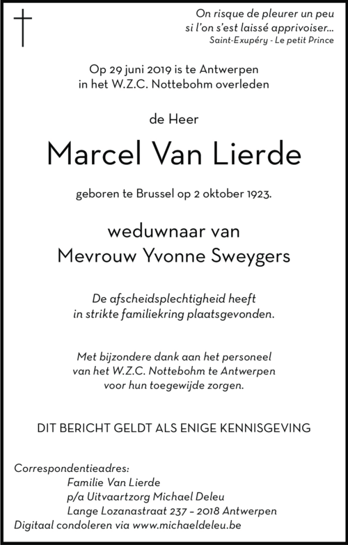 Marcel Van Lierde