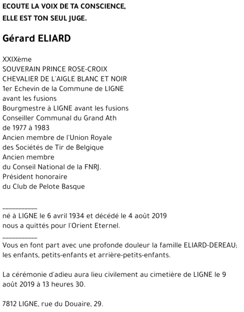Gérard ELIARD