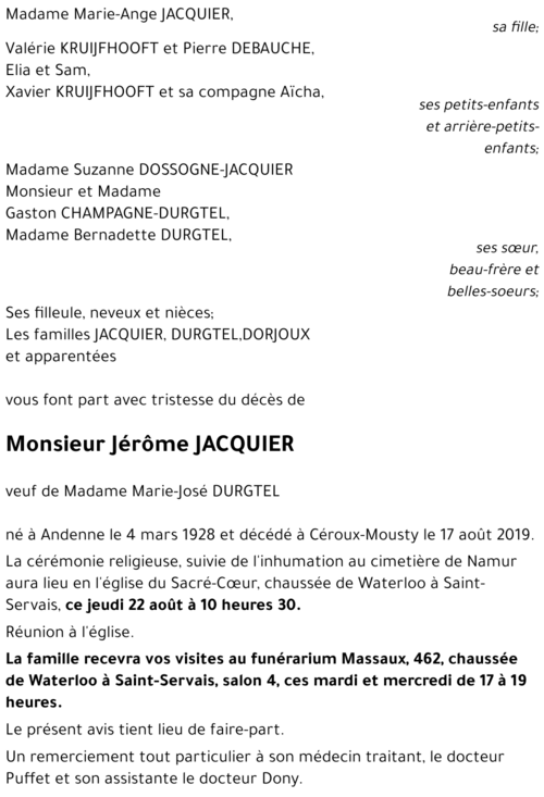 Jérôme JACQUIER