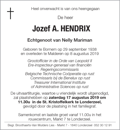 Jozef Hendrix