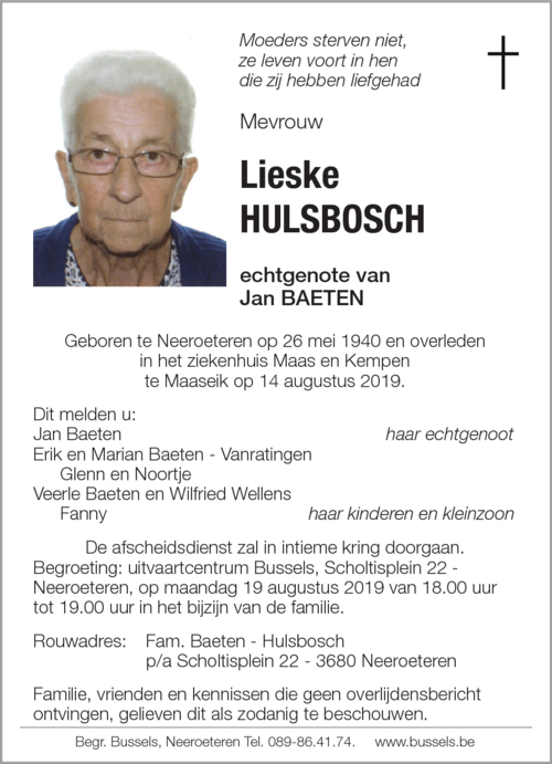Lieske HULSBOSCH