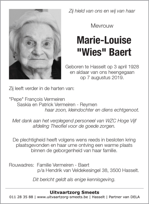 Marie-Louise Baert