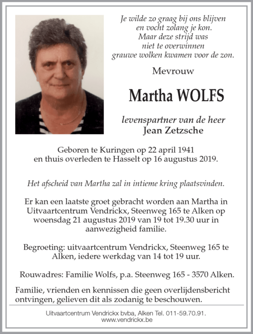 Martha Wolfs