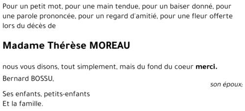 Thérèse BOSSU