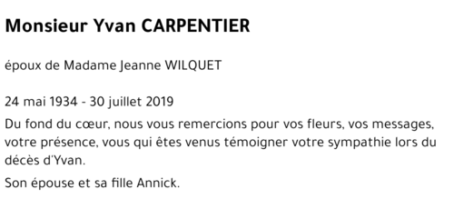 Yvan CARPENTIER