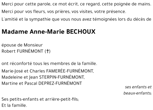 Anne-Marie BECHOUX