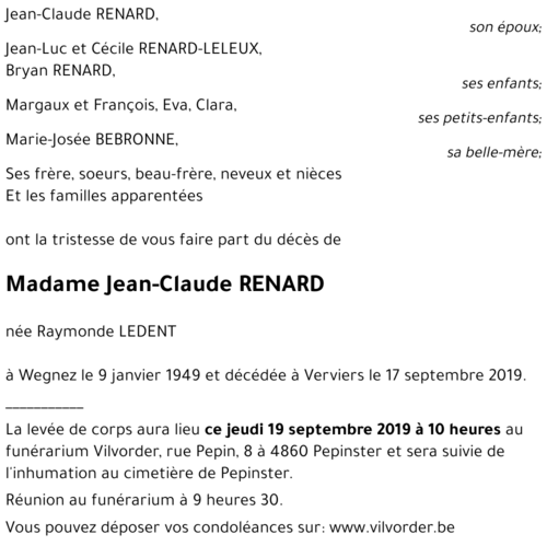 Jean-Claude RENARD