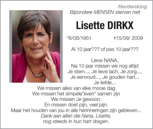 Lisette Dirkx
