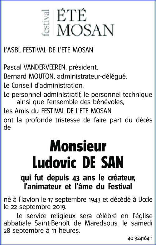 Ludovic DE SAN