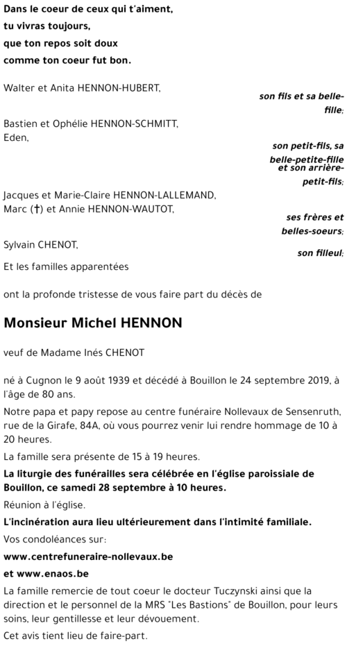 Michel HENNON