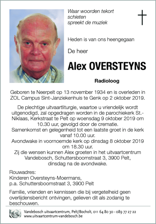 Alex OVERSTEYNS
