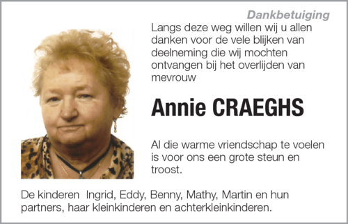 Annie CRAEGHS