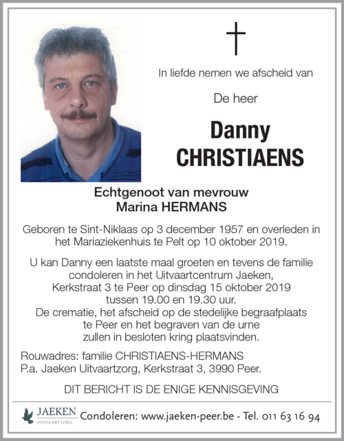 Danny CHRISTIAENS