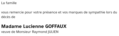 Lucienne GOFFAUX