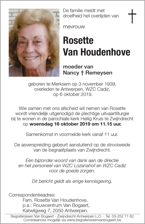 Rosette Van Houdenhove