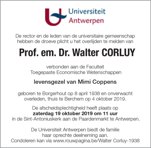 Walter Corluy
