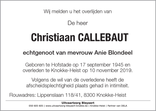 Christiaan Callebaut