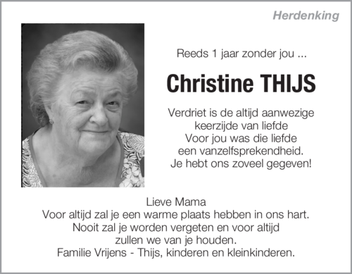 Christine Thijs