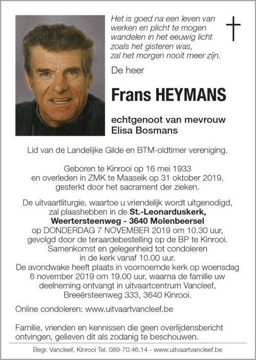 Frans Heymans