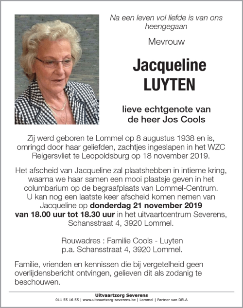 Jacqueline Luyten