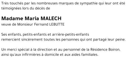 Maria MALECH