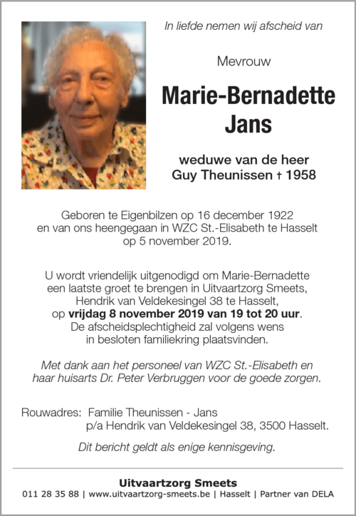 Marie-Bernadette Jans