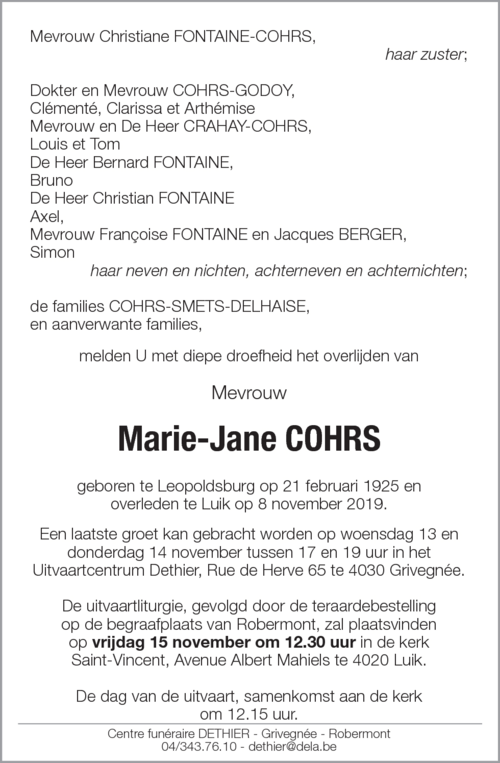 Marie-Jane Cohrs