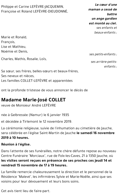 Marie-José COLLET