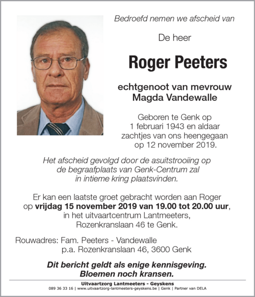 Roger Peeters