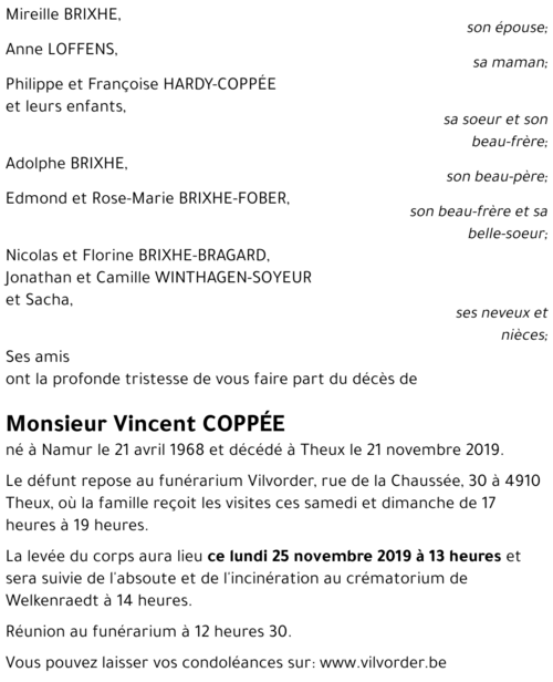 Vincent COPPÉE