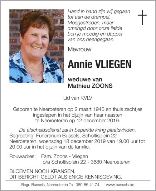 Annie VLIEGEN