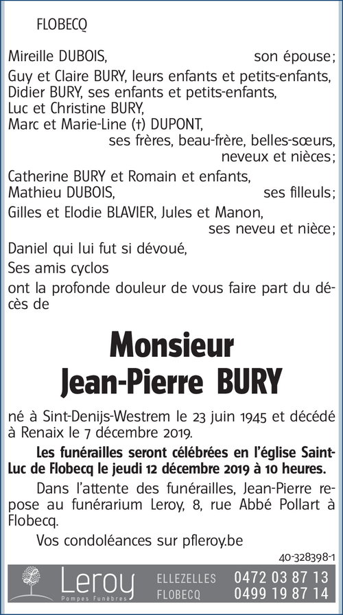 Jean-Pierre BURY