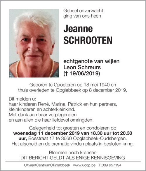 Jeanne Schrooten