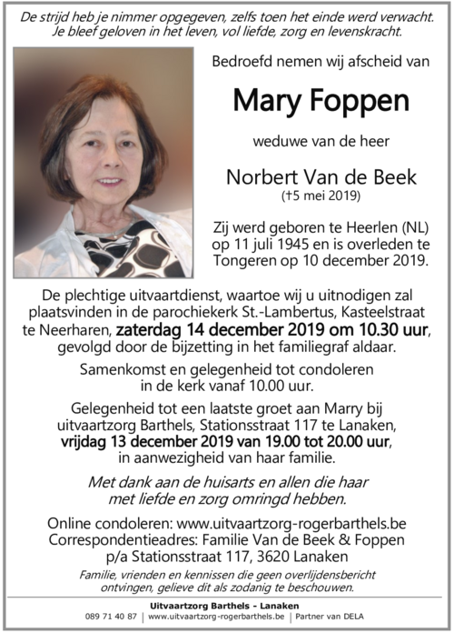 Mary Foppen