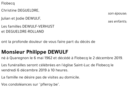 Philippe Dewulf