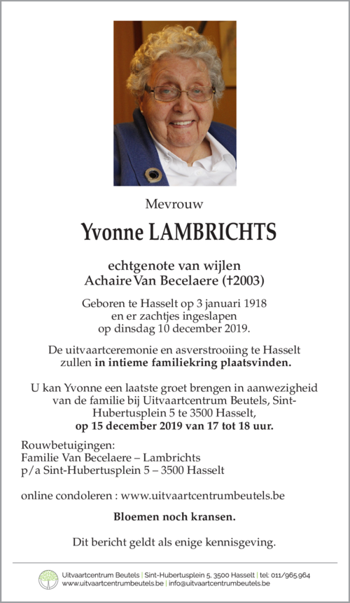 Yvonne Lambrichts