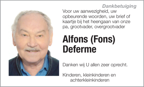Alfons Deferme