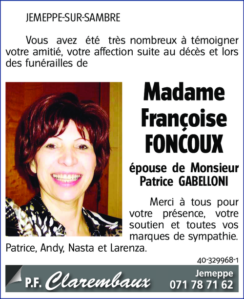 Françoise FONCOUX