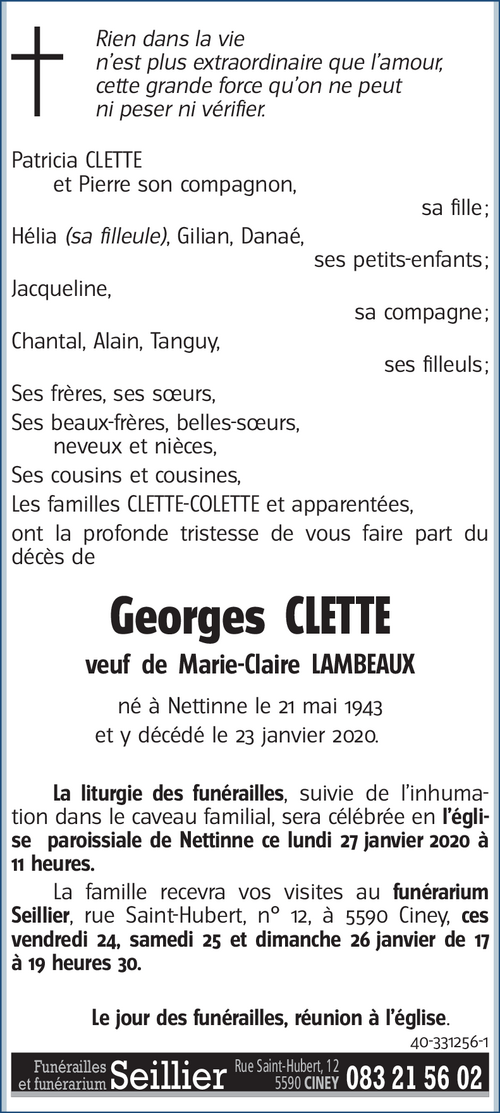 Georges CLETTE