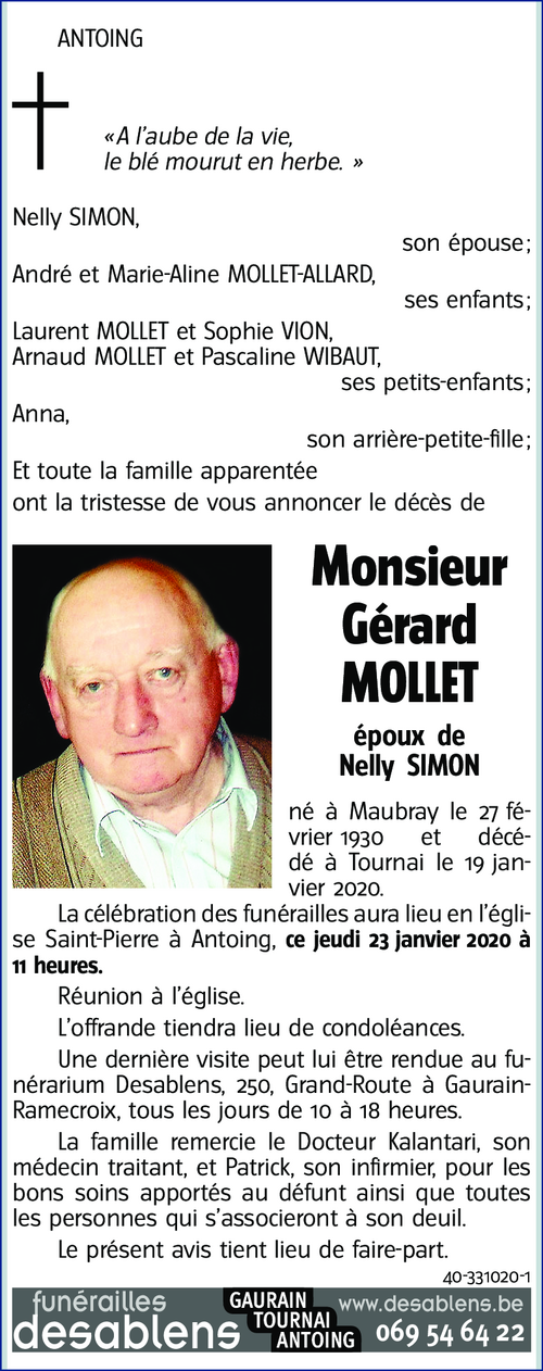 Gérard MOLLET