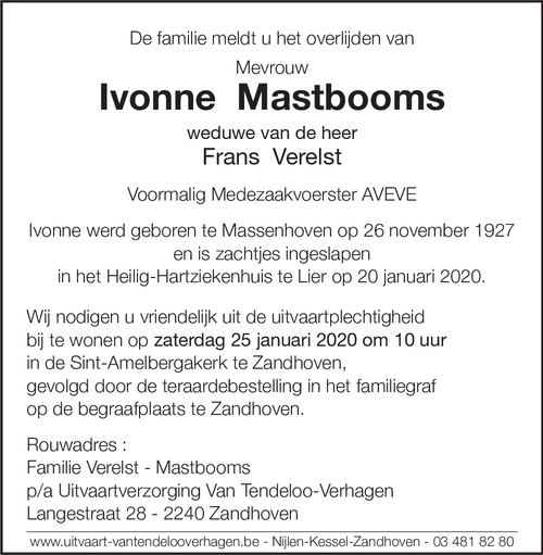 Ivonne Mastbooms