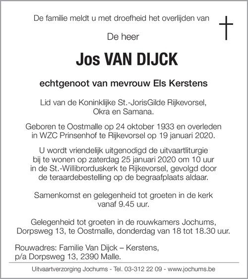 Jos Van Dijck