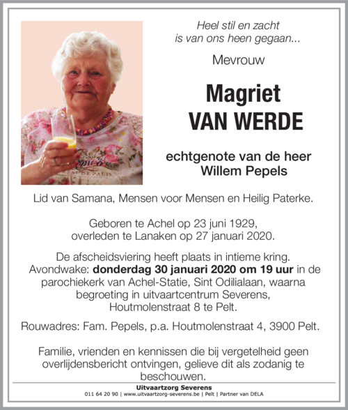 Margriet Van Werde