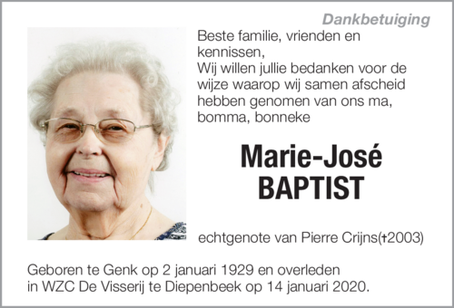 Marie-José Baptist