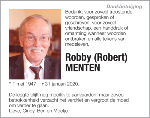 Robby (Robert) Menten