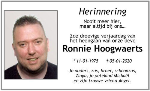 Ronnie Hoogwaerts