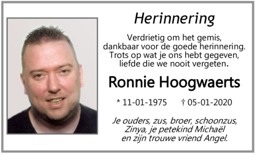 Ronnie Hoogwaerts