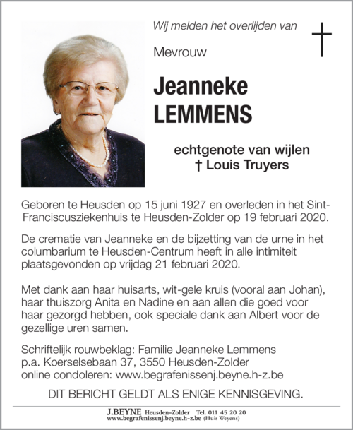 Jeanneke Lemmens