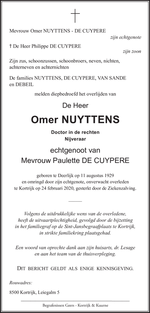 Omer Nuyttens